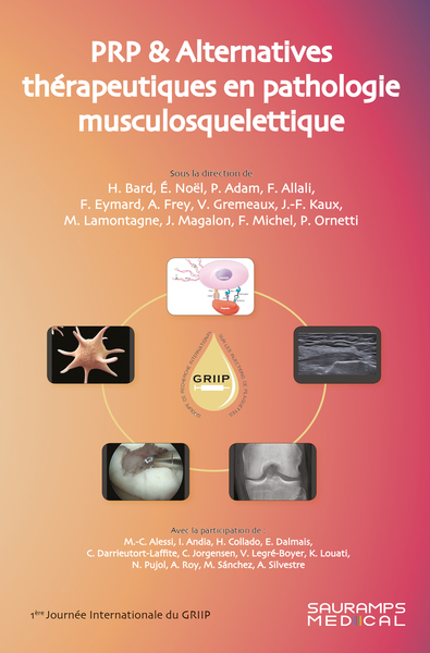 PRP & Alternatives thérapeutiques en pathologie musculosquelletique (9791030303735-front-cover)