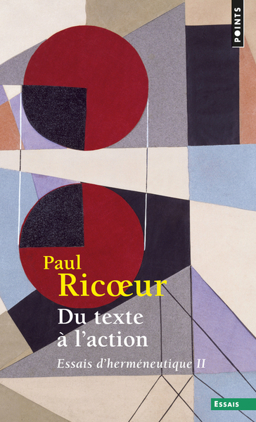 Du texte à l'action, tome 2  (II), Essais d'herméneutique (9782020359894-front-cover)