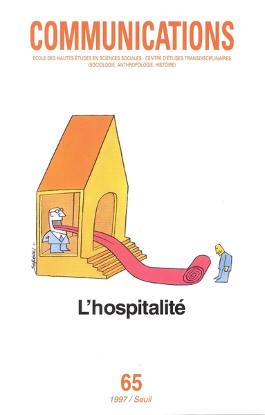 Communications, n° 65, L'Hospitalité (9782020326773-front-cover)
