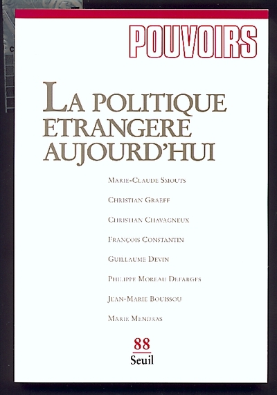 Pouvoirs, n° 088, La Politique étrangère aujourd'hui (9782020363723-front-cover)
