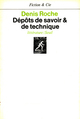 Dépôts de savoir et de technique (9782020054300-front-cover)