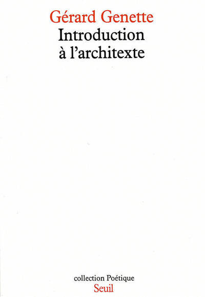 Introduction à l'architexte (9782020053105-front-cover)