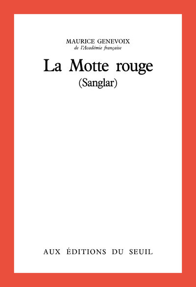 La Motte rouge (Sanglar) (9782020052306-front-cover)