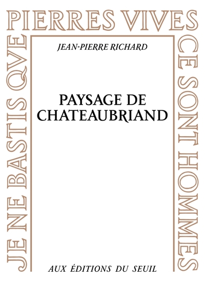 Paysage de Chateaubriand (9782020026116-front-cover)