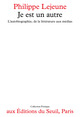 Je est un autre. L'autobiographie, de la littérature aux médias (9782020054645-front-cover)