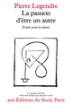 La Passion d'être un autre. Étude pour la danse (9782020048972-front-cover)