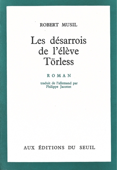 Les Désarrois de l'élève Törless (9782020014113-front-cover)