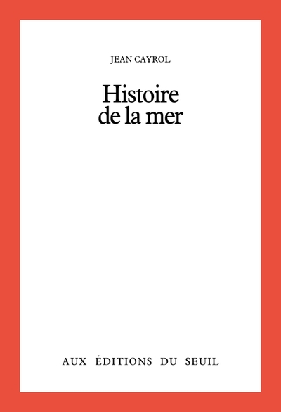 Histoire de la mer (9782020011969-front-cover)