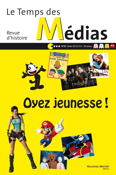 Le Temps des médias n° 21, Oyez jeunesse ! (9782365838597-front-cover)