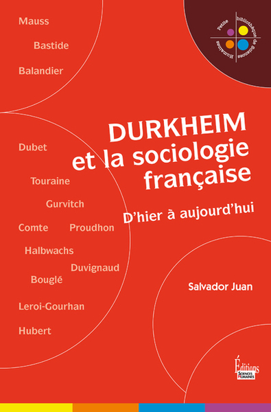 Durkheim et la sociologie française. D'hier à aujourd'hui (9782361065492-front-cover)