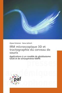 IRM microscopique 3D et tractographie du cerveau de souris, Applications A un modele de glioblastome Glio6 et de schizophrenie M (9783841632807-front-cover)