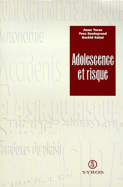 Adolescence et risque (9782867388903-front-cover)