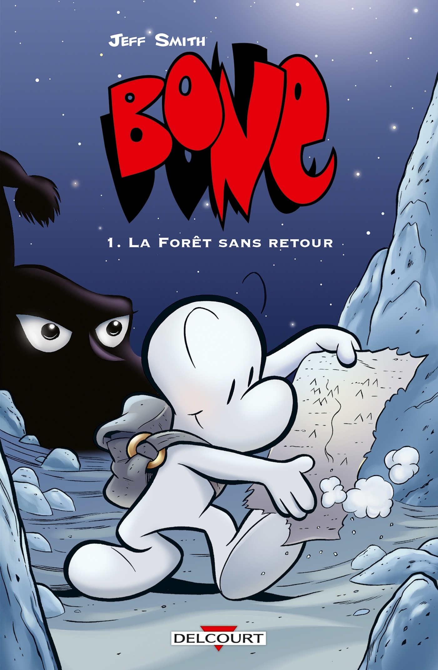 Bone T01, La Forêt sans retour - Version couleur (9782756006598-front-cover)