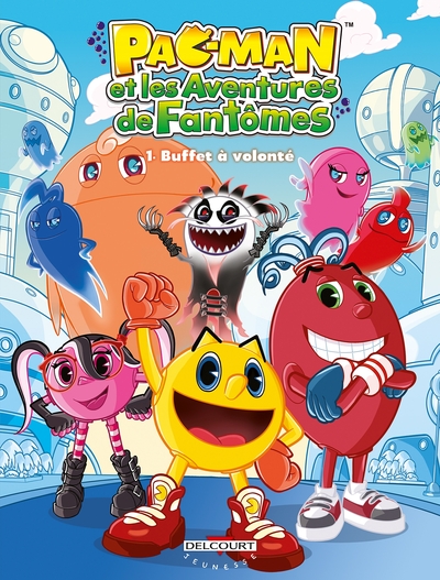 Pac-Man et les aventures de fantômes T01, Buffet à volonté (9782756060996-front-cover)