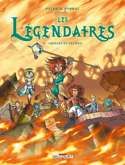 Les Légendaires T08, Griffes et plumes (9782756005812-front-cover)