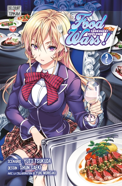 Food wars ! T02 (9782756061870-front-cover)