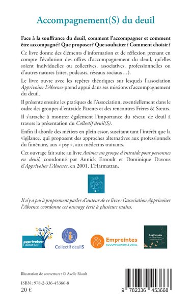 Accompagnement(S) du deuil (9782336453668-back-cover)