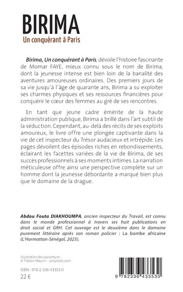 Birima, Un conquérant à Paris (9782336433530-back-cover)