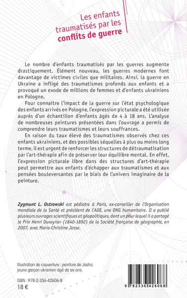 Les enfants traumatisés par les conflits de guerre (9782336426068-back-cover)