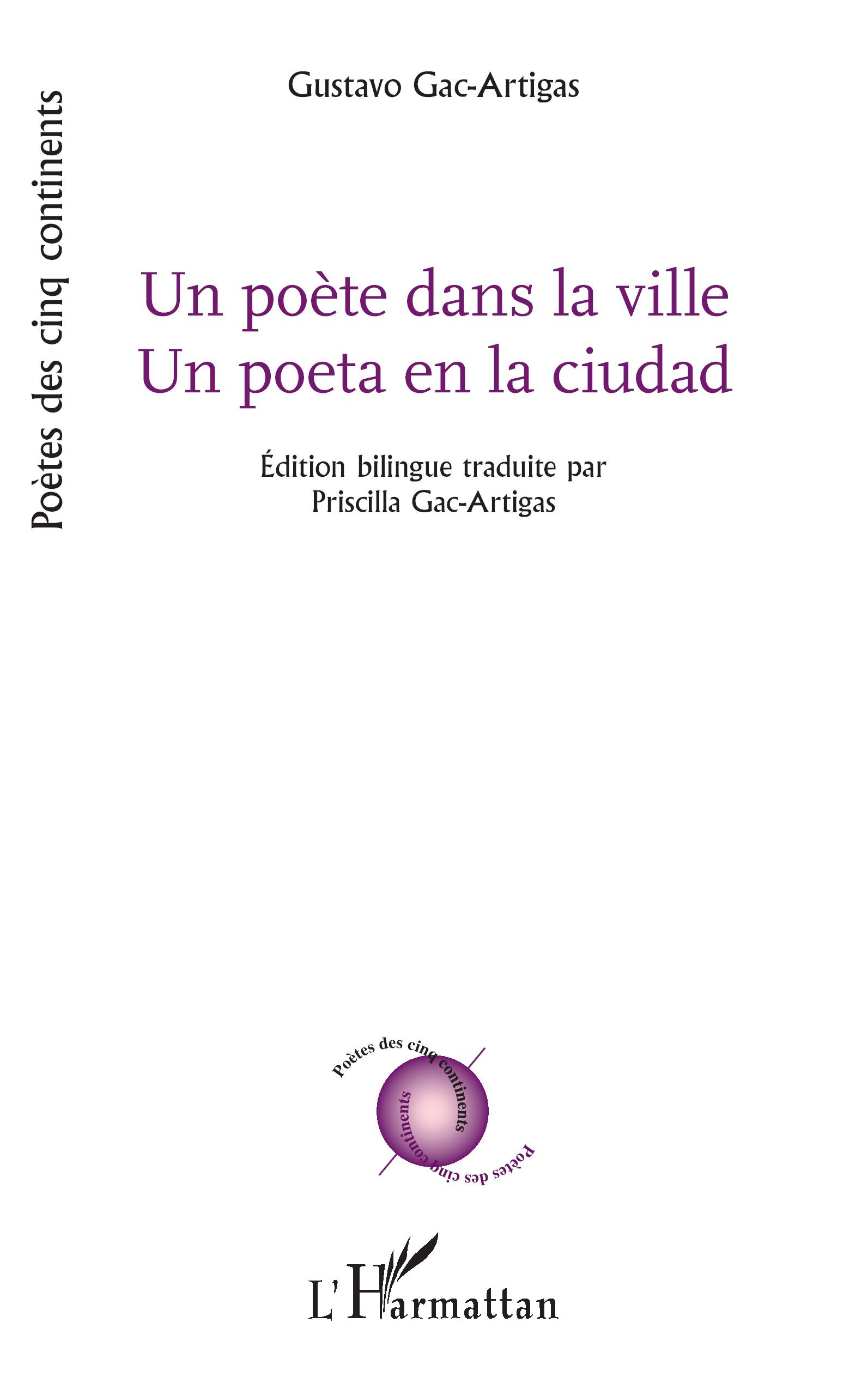 Un poète dans la ville - Un poeta en la ciudad, Edition bilingue (9782336429717-front-cover)