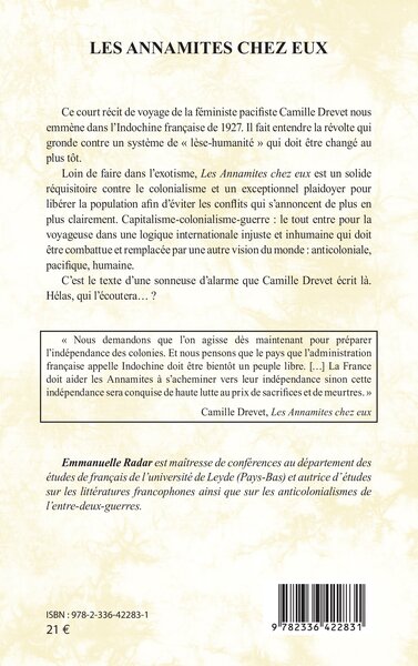 Les Annamites chez eux (9782336422831-back-cover)