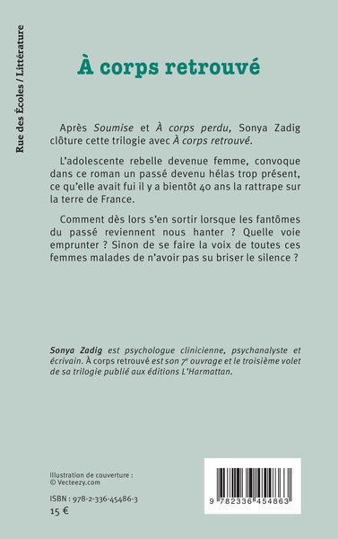 À corps retrouvé (9782336454863-back-cover)