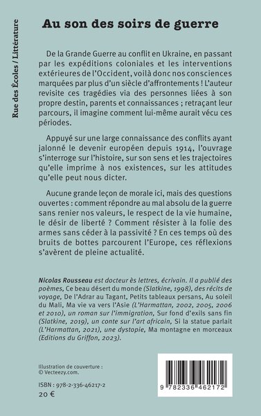 Au son des soirs de guerre (9782336462172-back-cover)