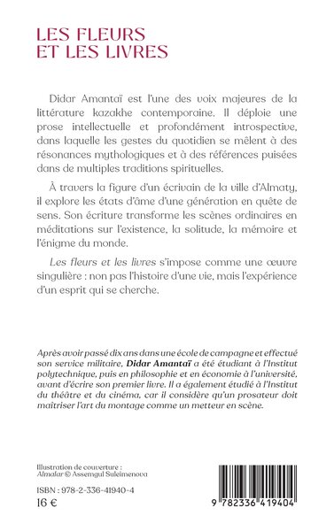Les fleurs et les livres (9782336419404-back-cover)