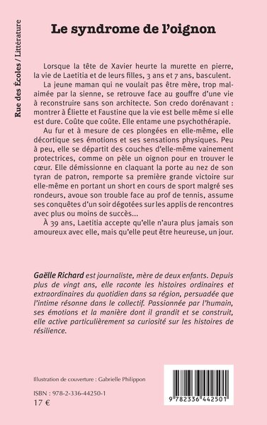 Le syndrome de l’oignon, Récit d’une résilience (9782336442501-back-cover)