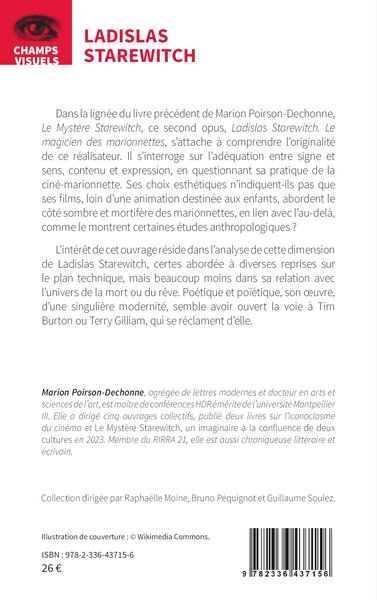 Ladislas Starewitch, Le magicien des marionnettes (9782336437156-back-cover)