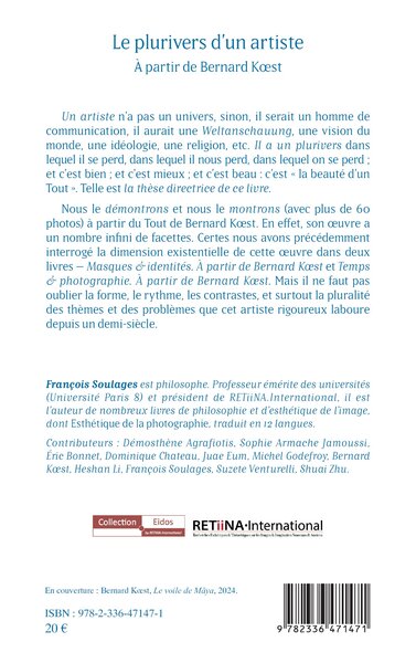 Le plurivers d’un artiste, À partir de Bernard Koest (9782336471471-back-cover)
