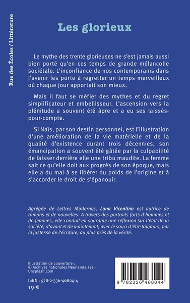 Les glorieux (9782336468044-back-cover)