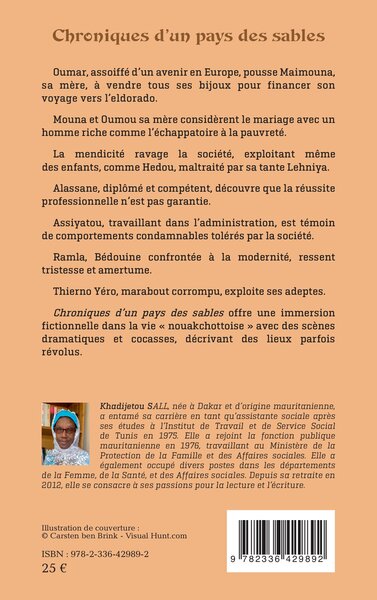 Chroniques d’un pays des sables (9782336429892-back-cover)