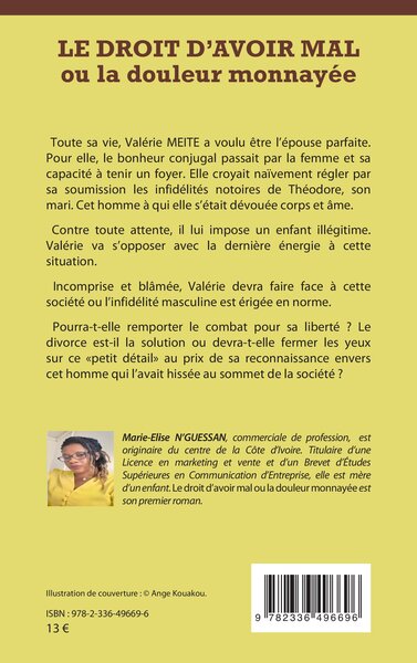 Le droit d’avoir mal, ou la douleur monnayée (9782336496696-back-cover)