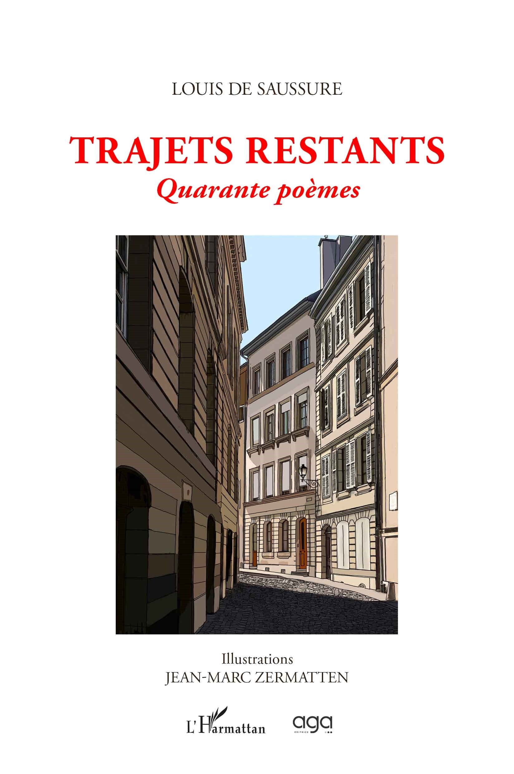 Trajets restants, Quarante poèmes (9782336446967-front-cover)