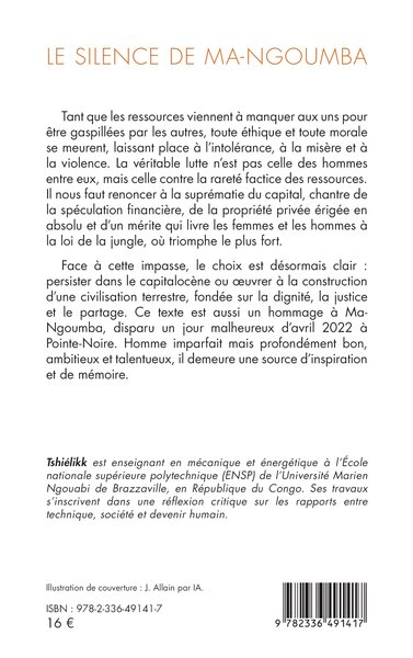 Le silence de Ma-Ngoumba, L’esclavage ou l’énergie (9782336491417-back-cover)