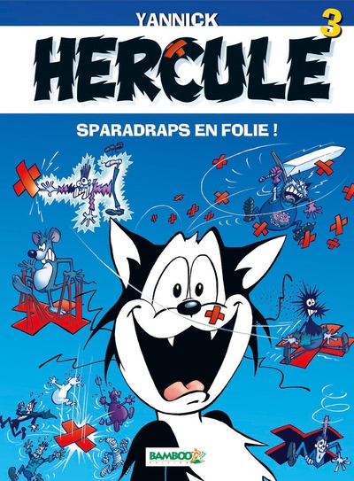 Hercule - tome 03, Sparadraps en folie ! (9782350788401-front-cover)