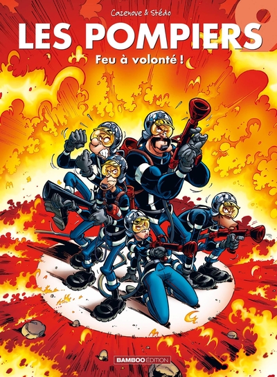 Les Pompiers - tome 09, Feu à volonté (9782350787206-front-cover)