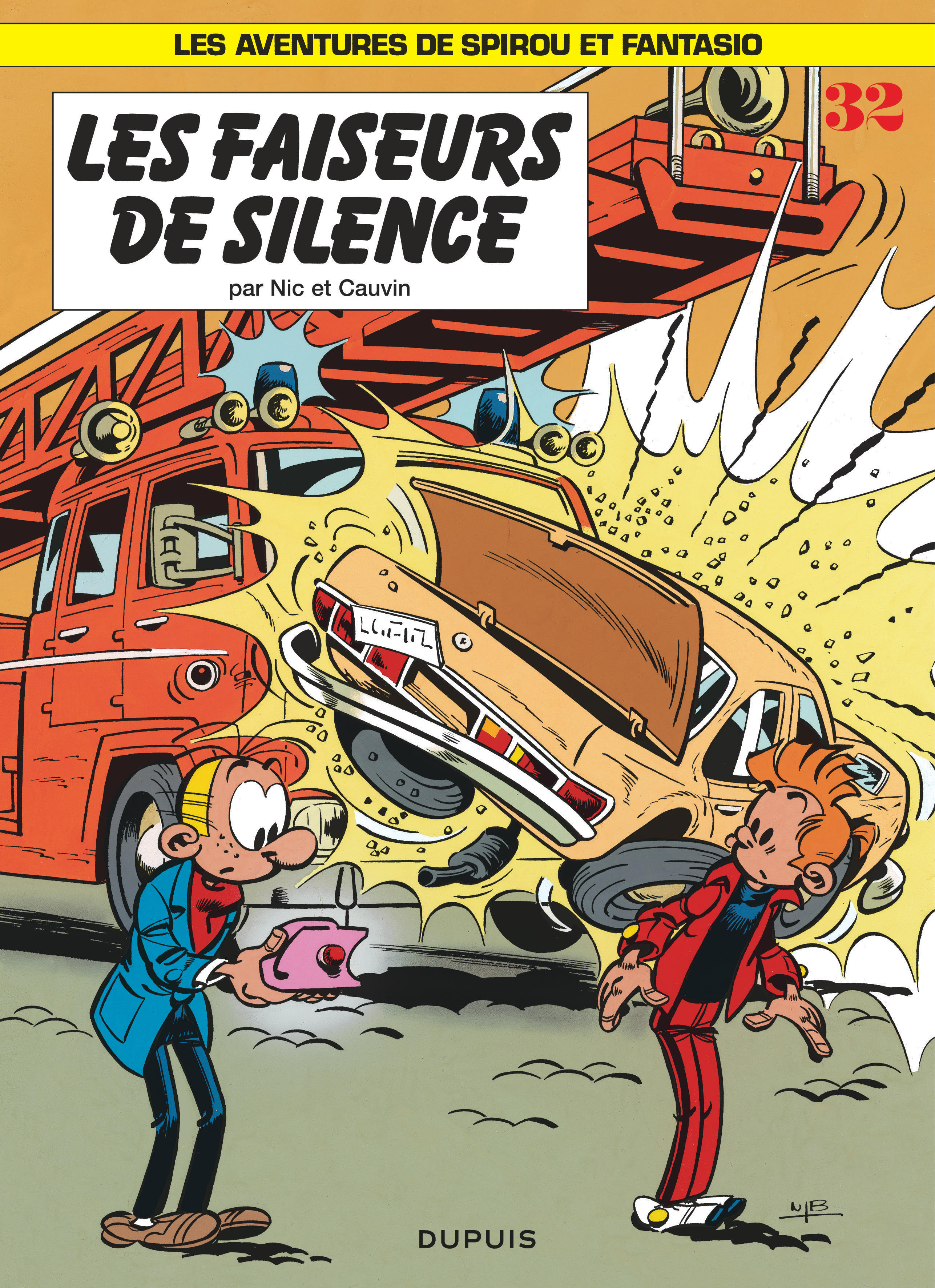 Spirou et Fantasio - Tome 32 - Les Faiseurs de silence (9782800110233-front-cover)