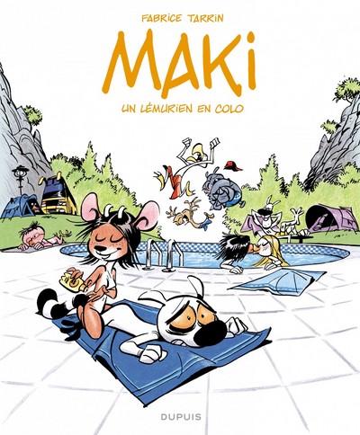Maki - Tome 1 - Un lémurien en colo (9782800144696-front-cover)