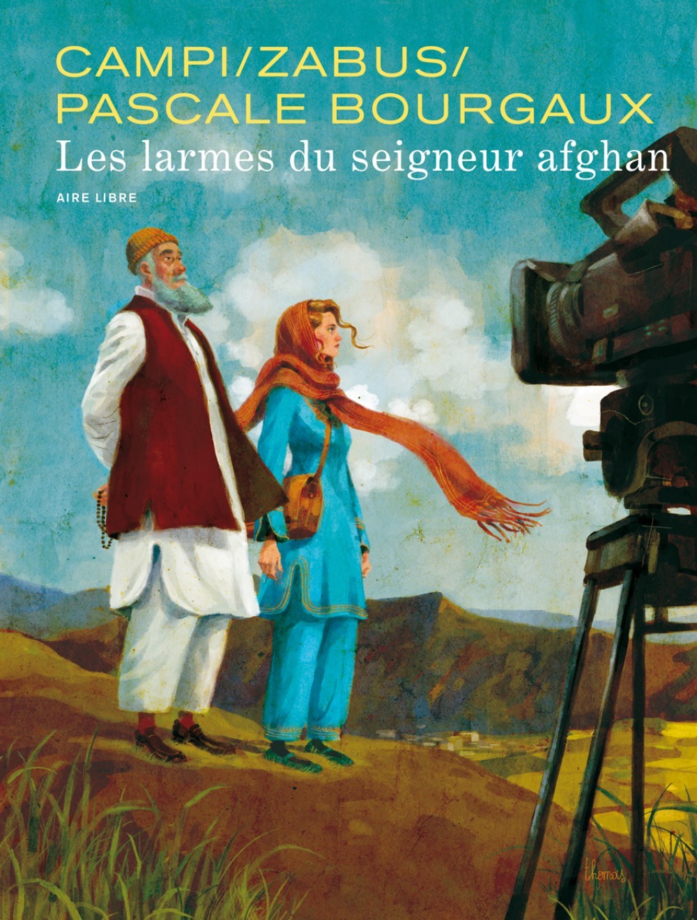 Pascale Bourgaux, grand reporter - Tome 0 - Les larmes du seigneur afghan (9782800158464-front-cover)