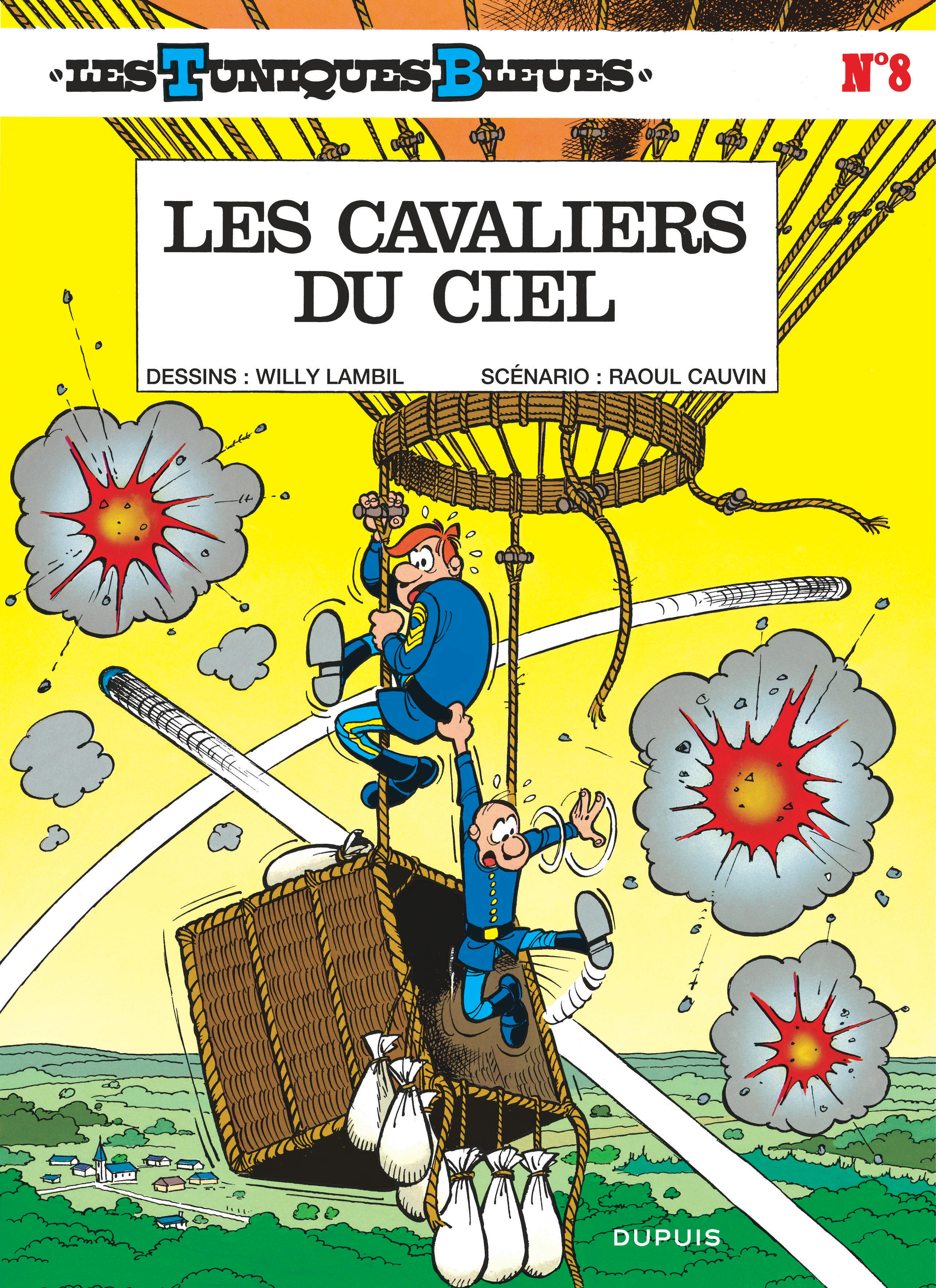 Les Tuniques Bleues - Tome 8 - Les Cavaliers du ciel (9782800108650-front-cover)