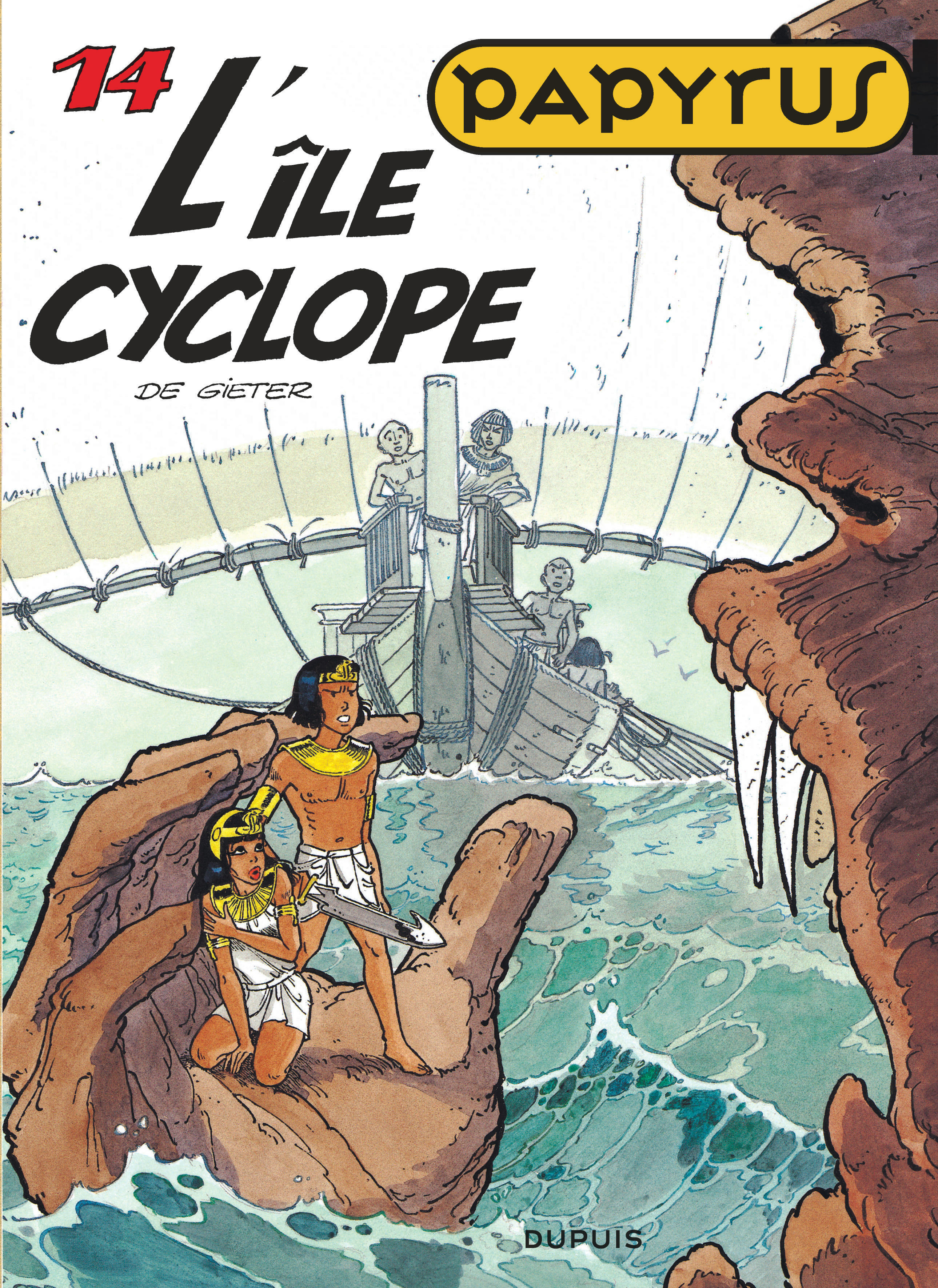 Papyrus - Tome 14 - L'Île cyclope (9782800127347-front-cover)