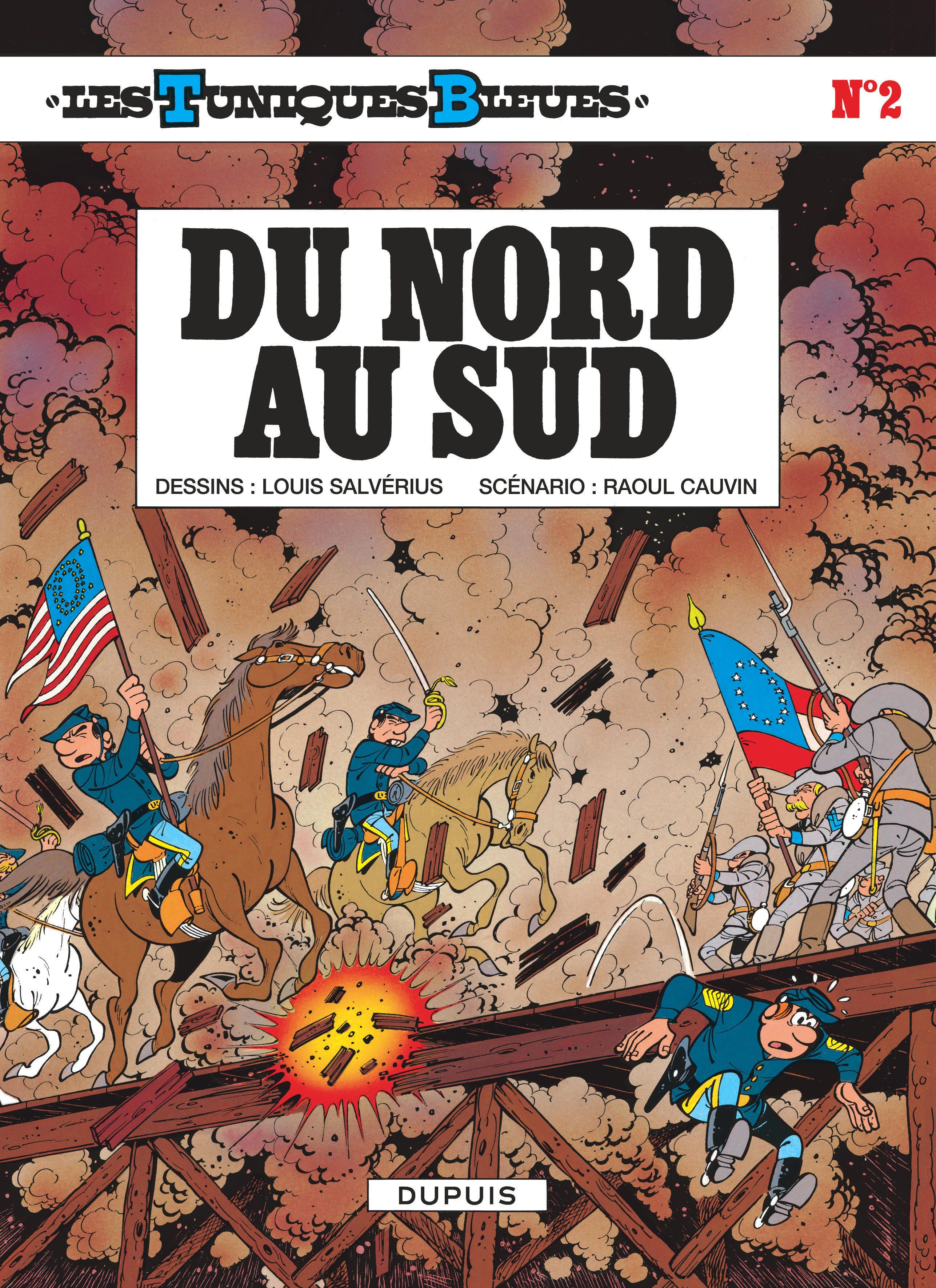 Les Tuniques Bleues - Tome 2 - Du Nord au Sud (9782800108599-front-cover)