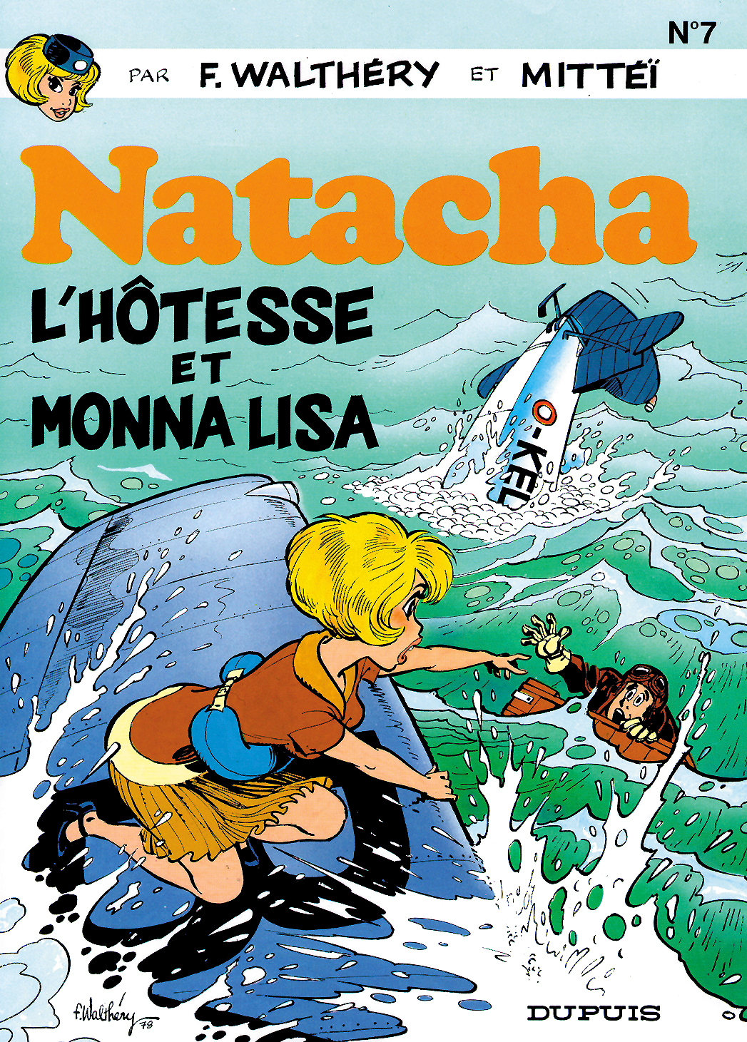 Natacha - Tome 7 - L'Hôtesse et Monna Lisa (9782800108551-front-cover)