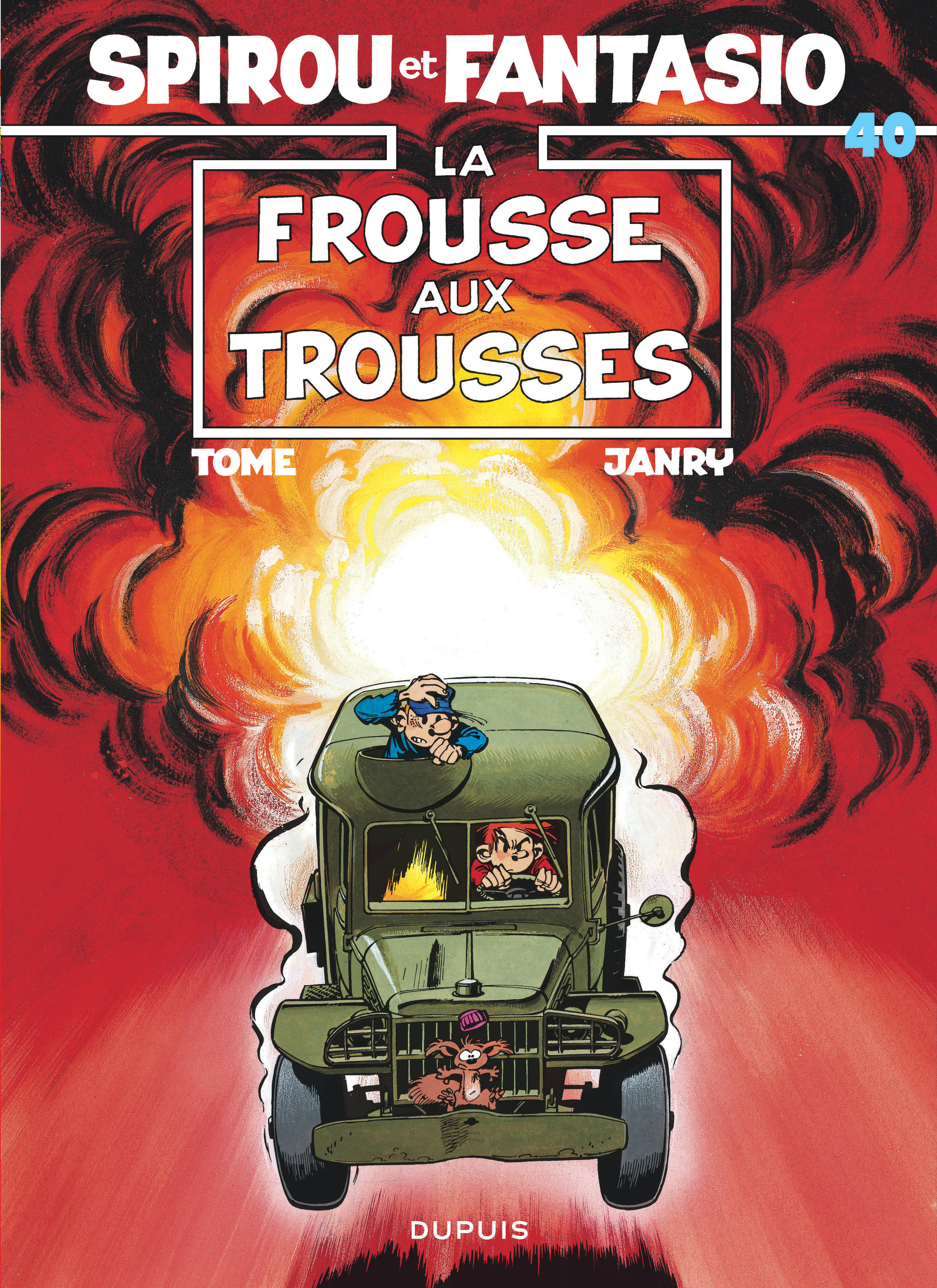 Spirou et Fantasio - Tome 40 - La Frousse aux trousses (9782800116198-front-cover)