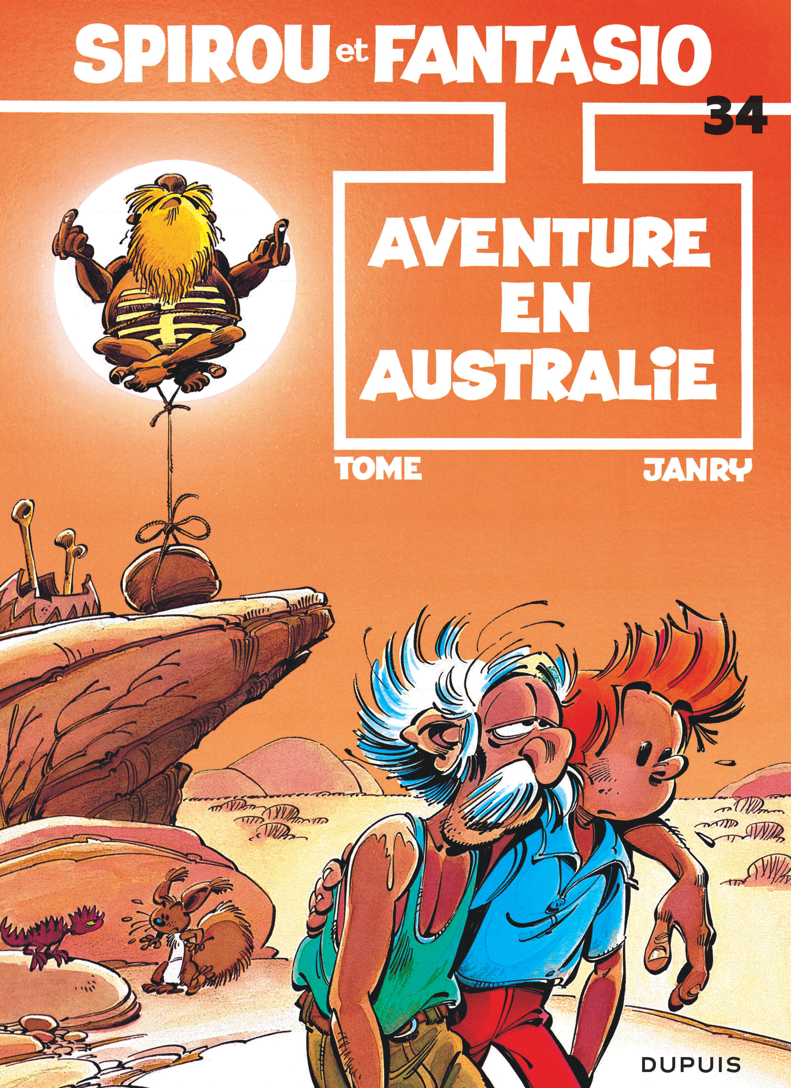 Spirou et Fantasio - Tome 34 - Aventure en Australie (9782800110783-front-cover)