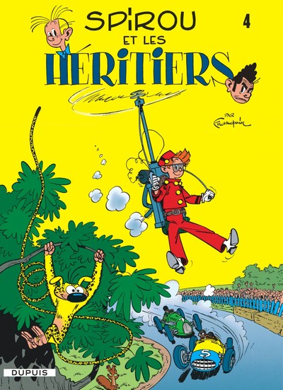 Spirou et Fantasio - Tome 4 - Spirou et les héritiers (9782800100067-front-cover)