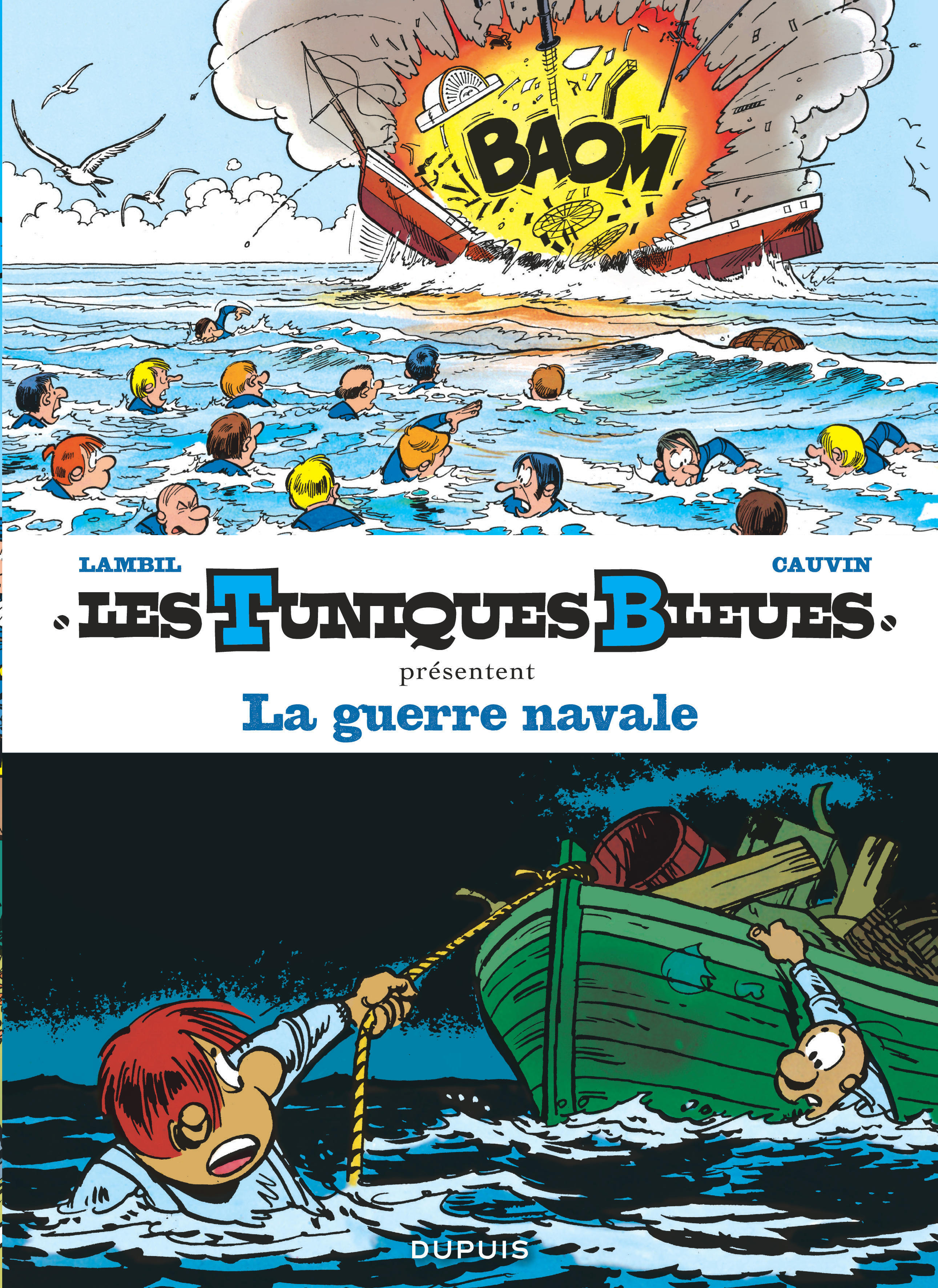 Les Tuniques Bleues présentent - Tome 7 - La guerre navale (9782800169866-front-cover)