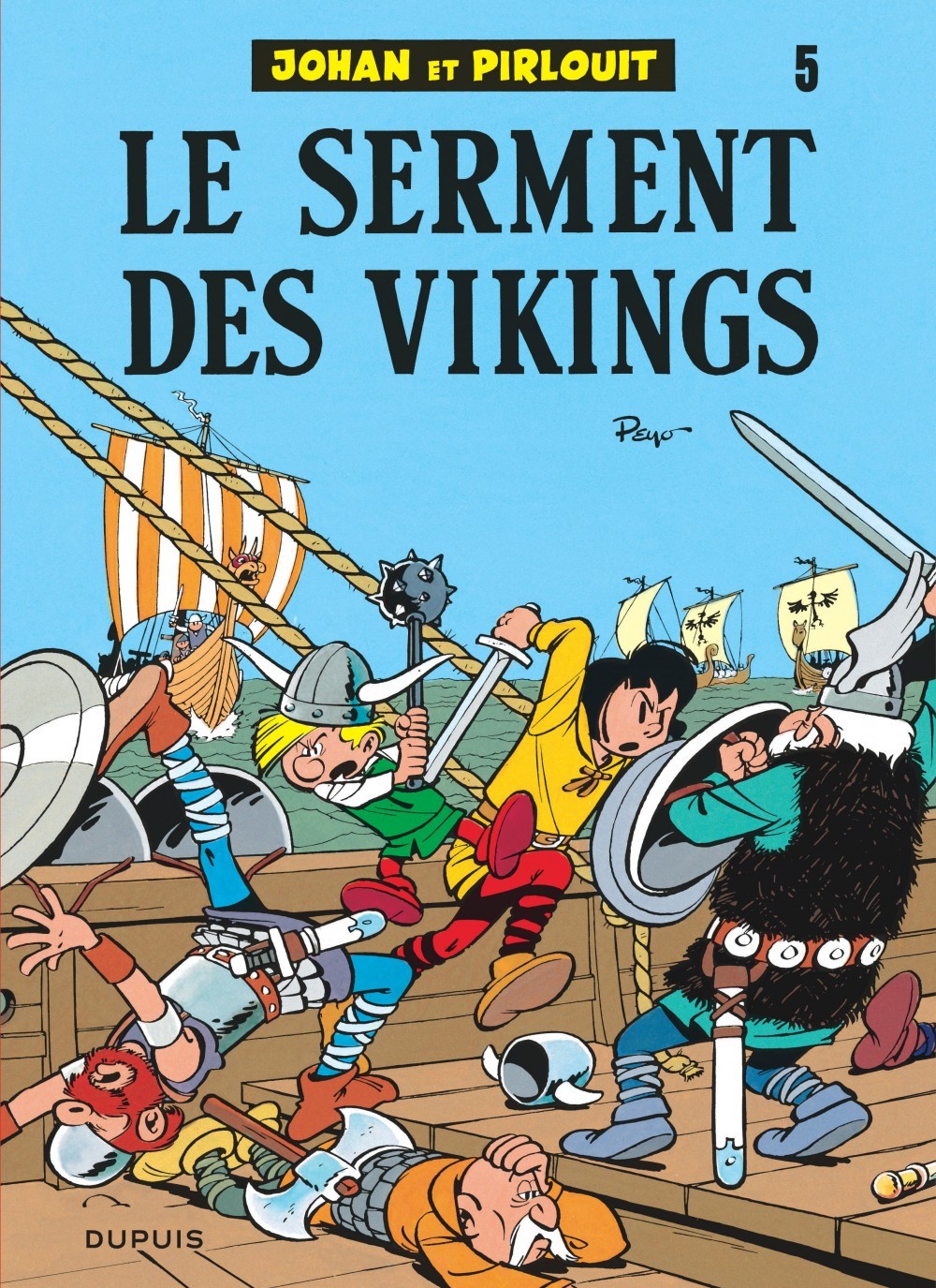 Johan et Pirlouit - Tome 5 - Le Serment des vikings (9782800100999-front-cover)